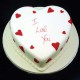 РМ 010Торт сердце i love you